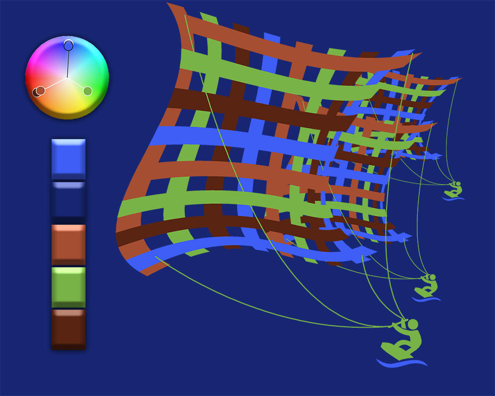 Abstract Model Using Color Wheel Triad Color Wheel Abstract by Calamari65 on DeviantArt