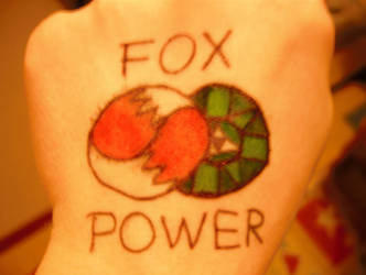 FOX POWER handstamp