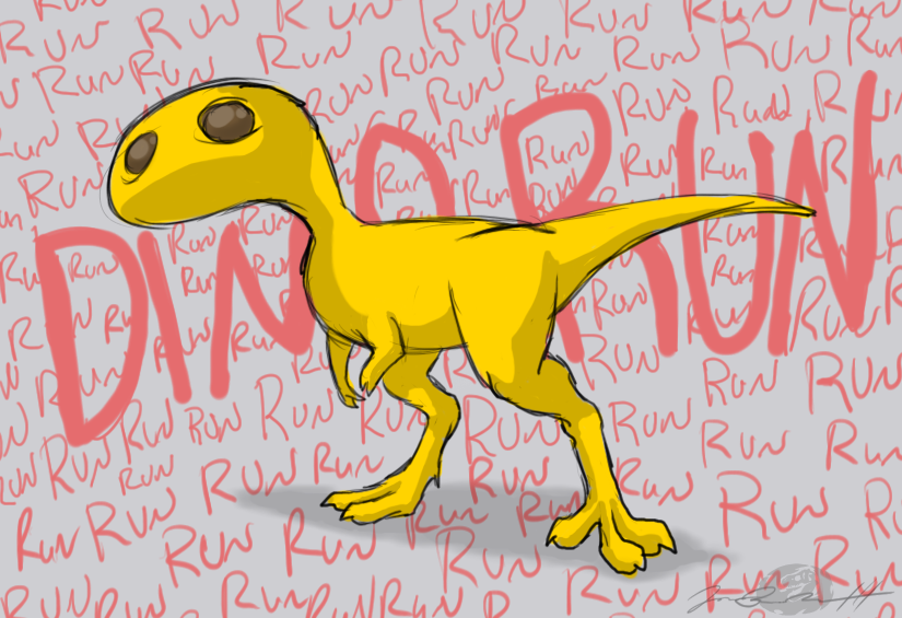 OC] Dinosaur Run Cycle by @Rudyf93 : r/PixelArt