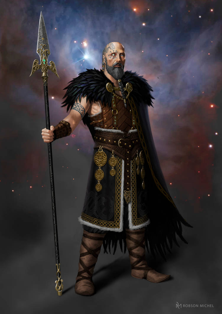 Odin god of war by FredrikEriksson1 on DeviantArt