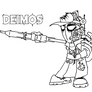 Undead Deimos lineart