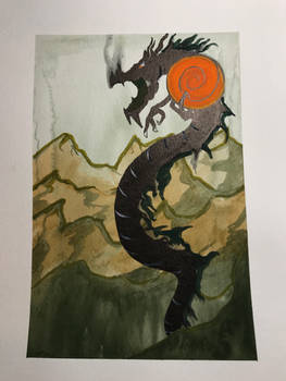 Dragon Watercolor 1