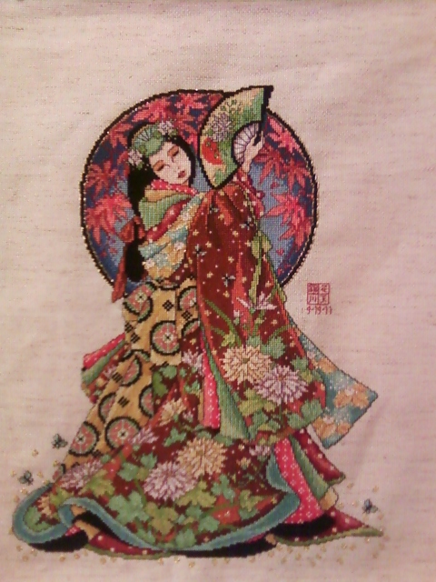 Oriental Lady of Wisdom WIP2