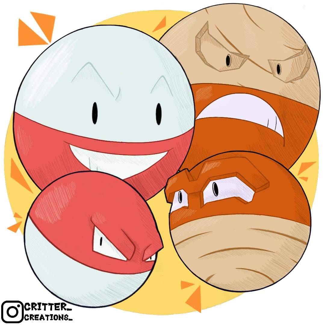 Evolution Lines: Voltorb by ArchaeRegion on DeviantArt