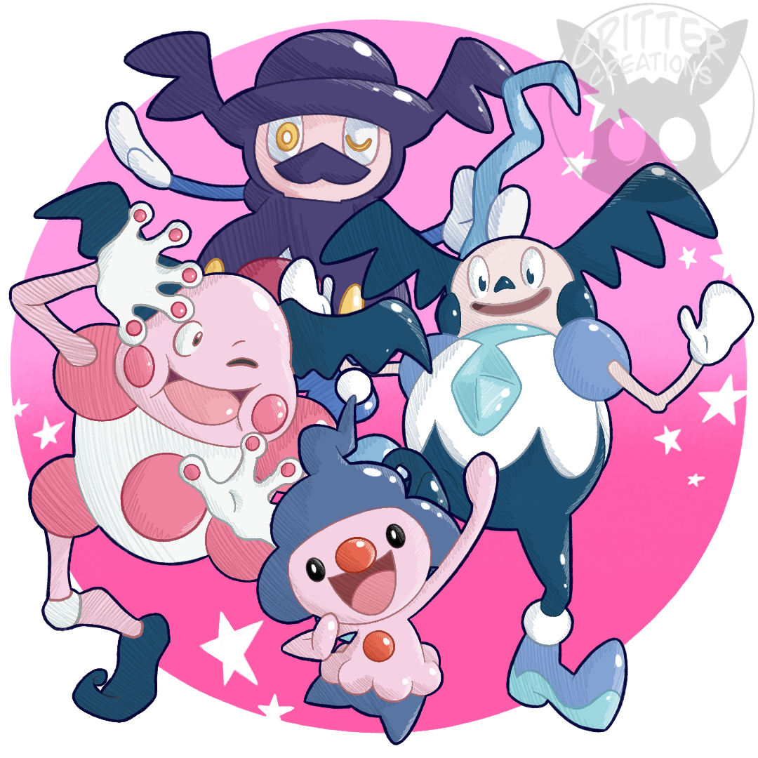 Evolution Lines: Mime Jr by ArchaeRegion on DeviantArt