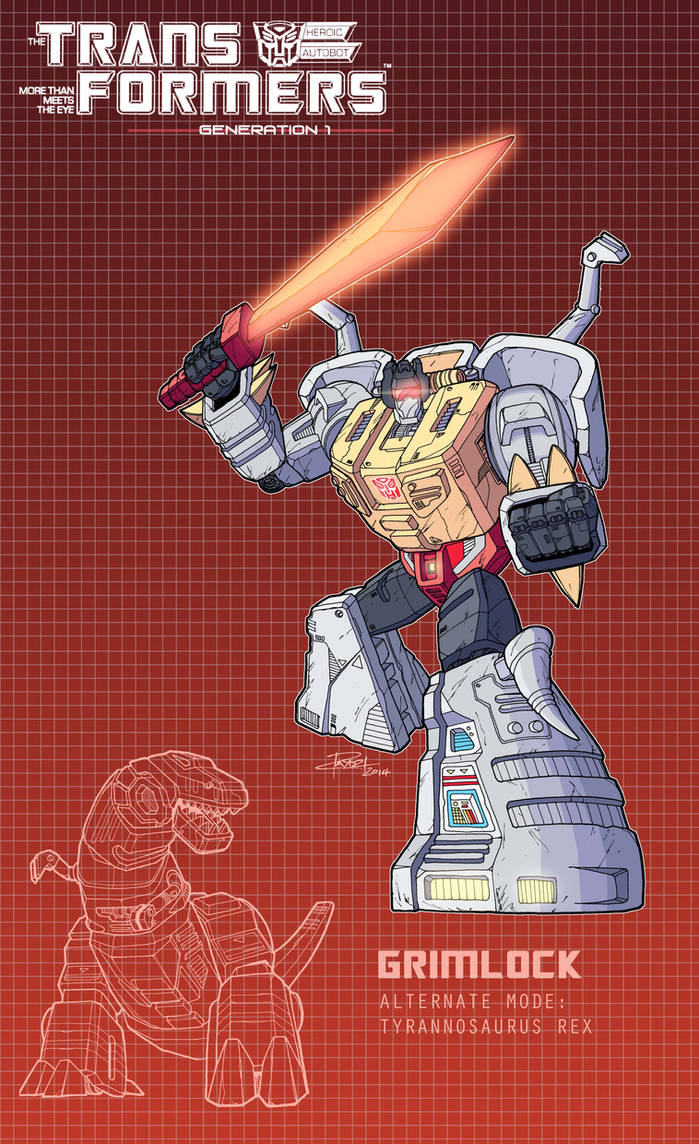 Power Ranger Grimlock Grimlock poster by J-Rayner on DeviantArt