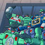 Soundwave and the Constructicons