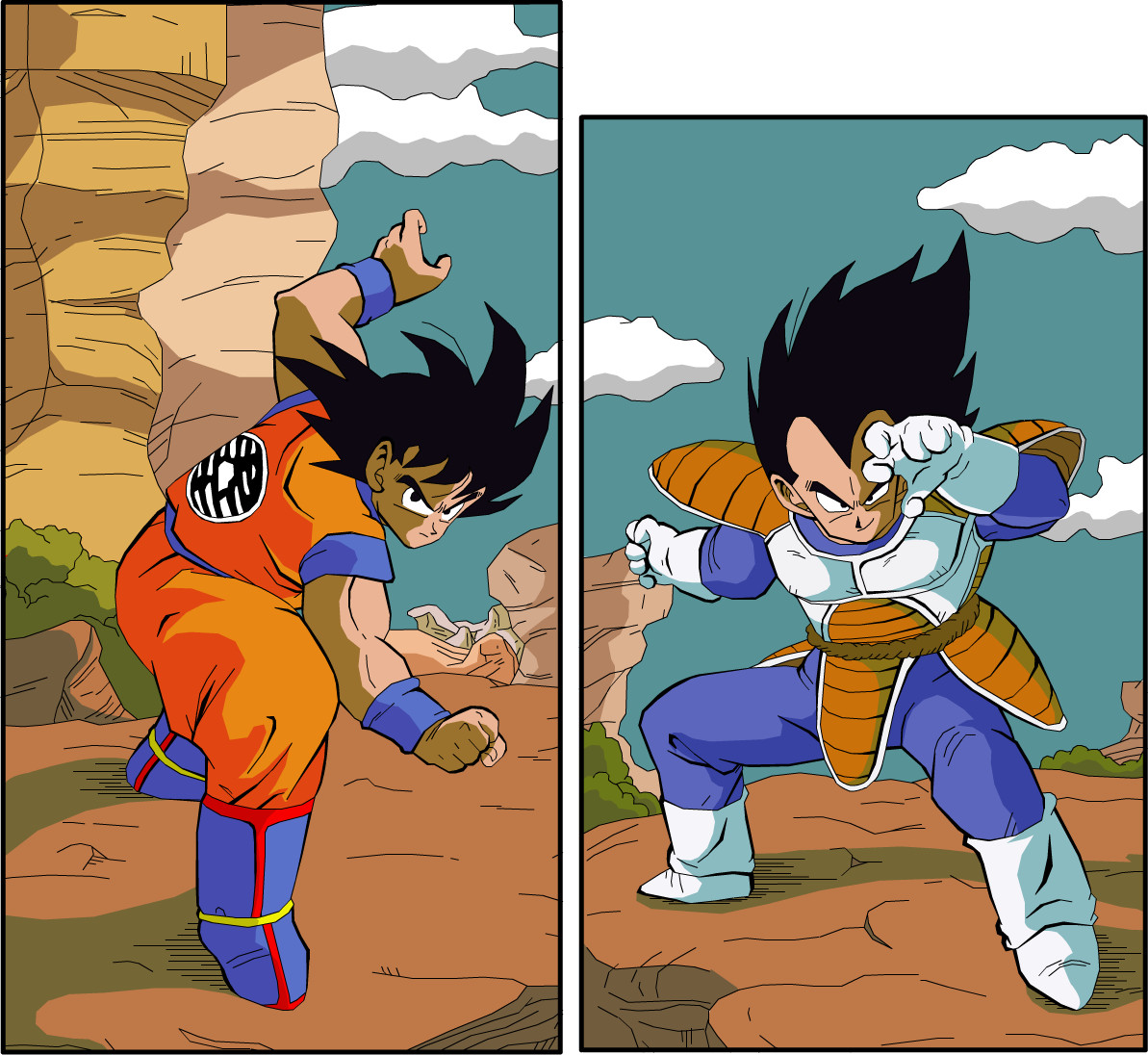 Goku Vs Vegeta