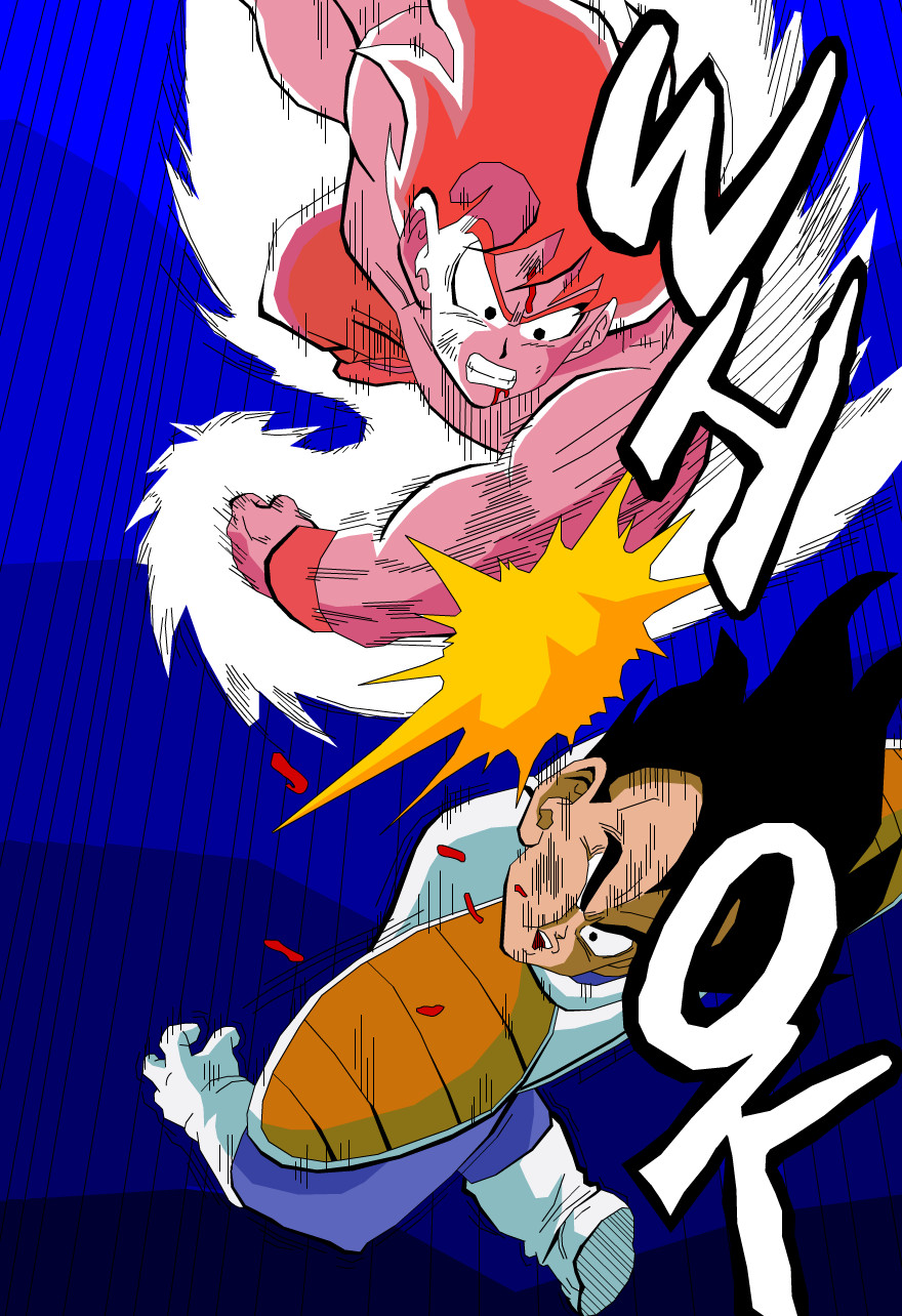 Goku Kaio-ken Vs Vegeta