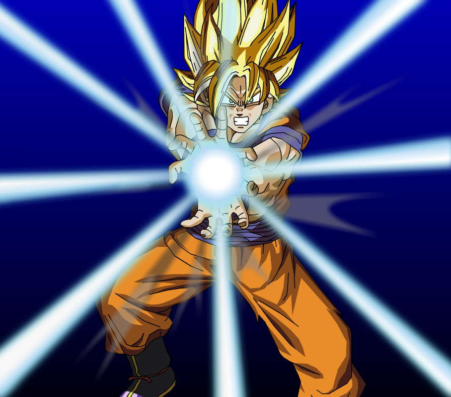 SSJ Goku - Kamehameha