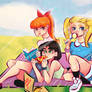 The Powerpuff Girls summer day