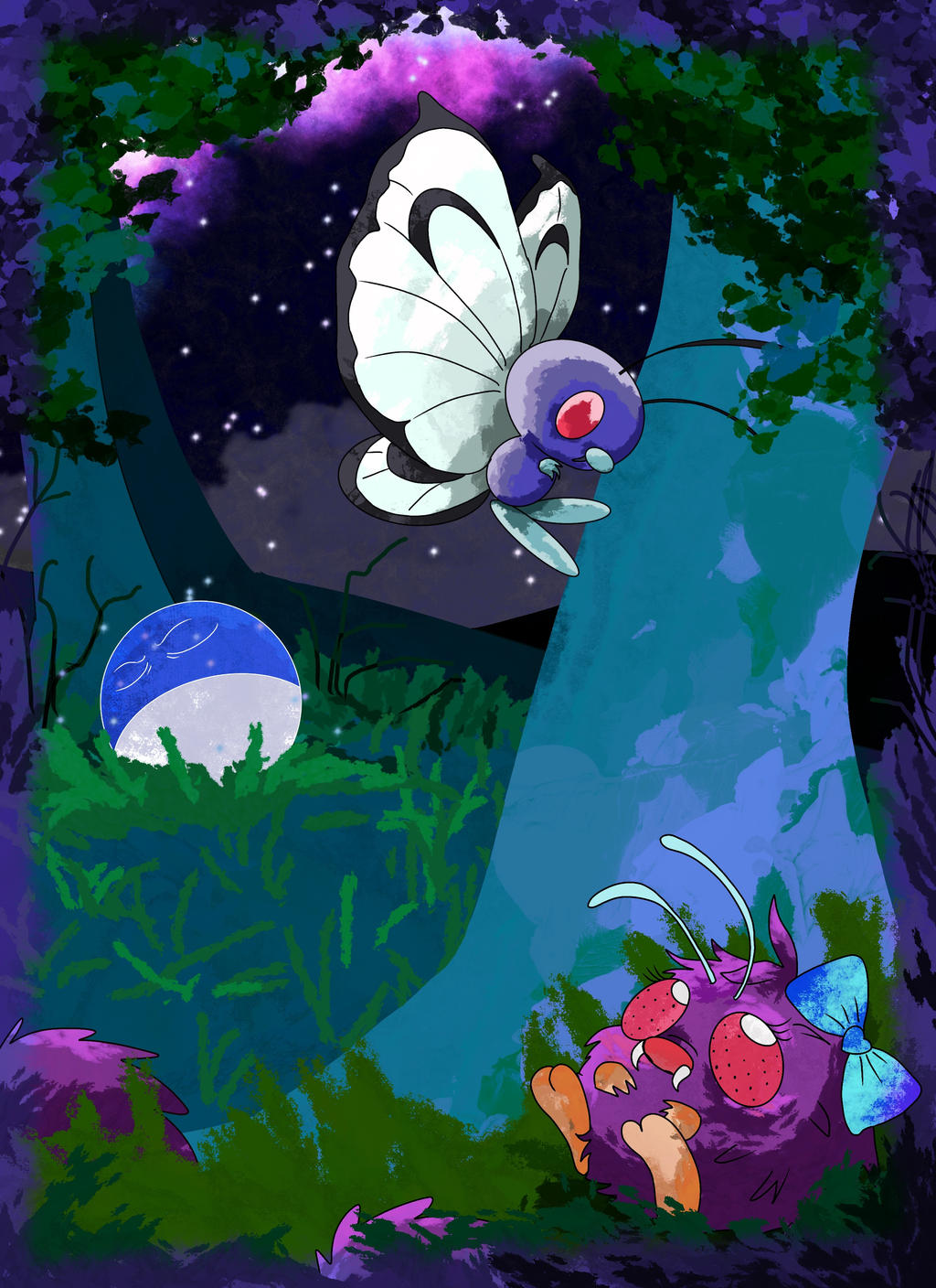 Pokemon Night Rider Pokemon at Night by shastasnow on DeviantArt