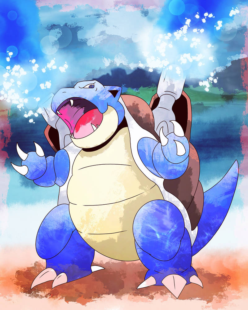 Mega Blastoise Pokemon Card Mega Blastoise Pokemon Card