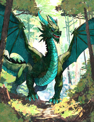 Green Forest Dragon