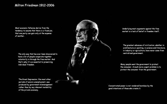 Milton Friedman wallpaper