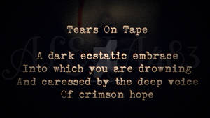 Tears On Tape Expectations