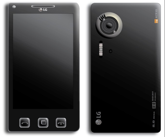 LG KC910 design