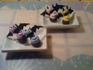 Baby Bat Cupcakes