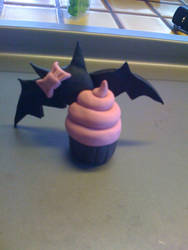 Large Bat Cupcakes