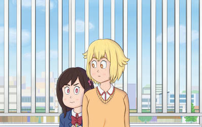 Hitori Bocchi and Sunao Nako (Redraw Scene)