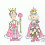 Lynn Sr and Rita as King and Queen of Hearts