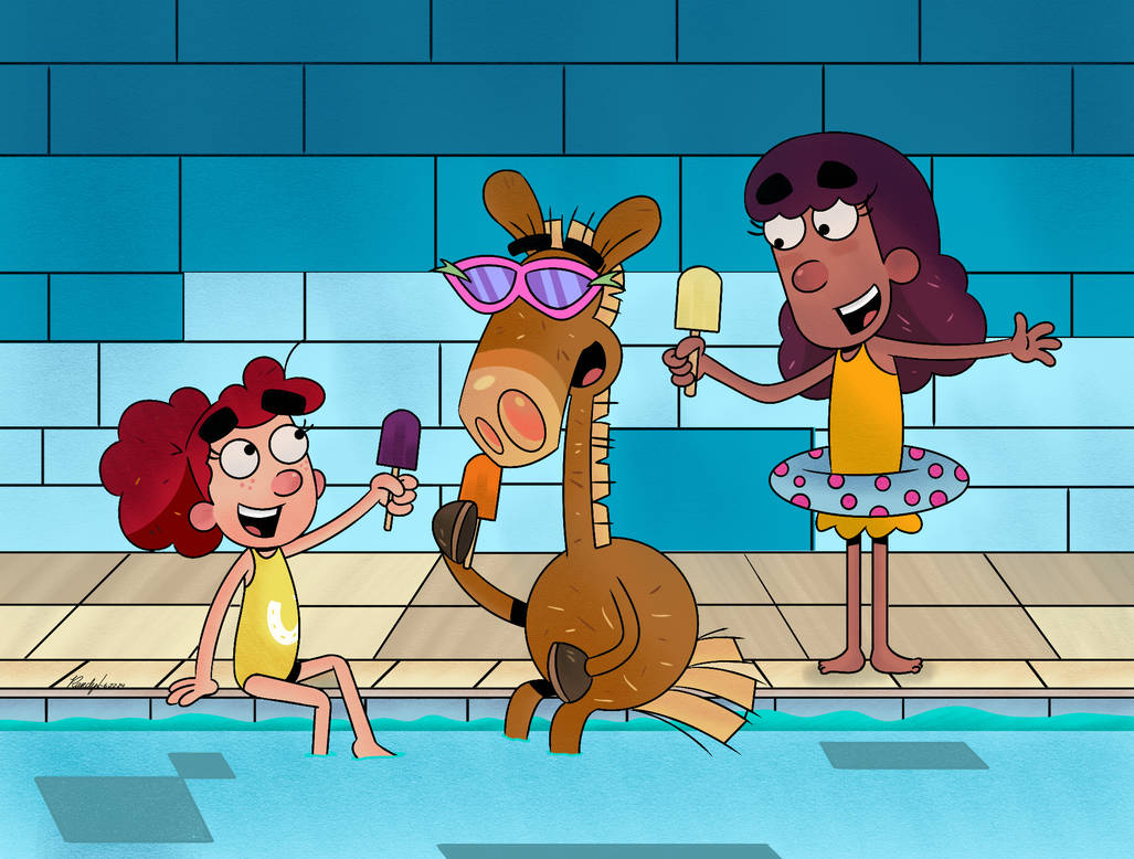 Pool Pony Redux by ToonRandy on DeviantArt