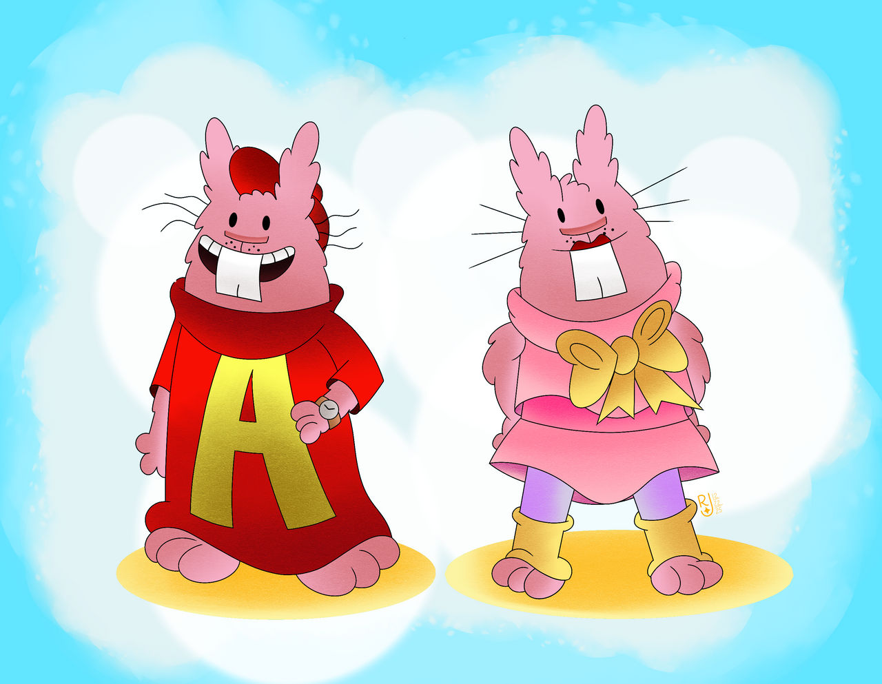 Rockin' Bunnies by ToonRandy on DeviantArt