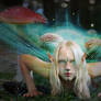 Lucie in the mushroomland