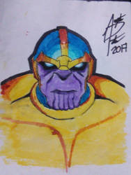 Thanos (Watercolor Painting)