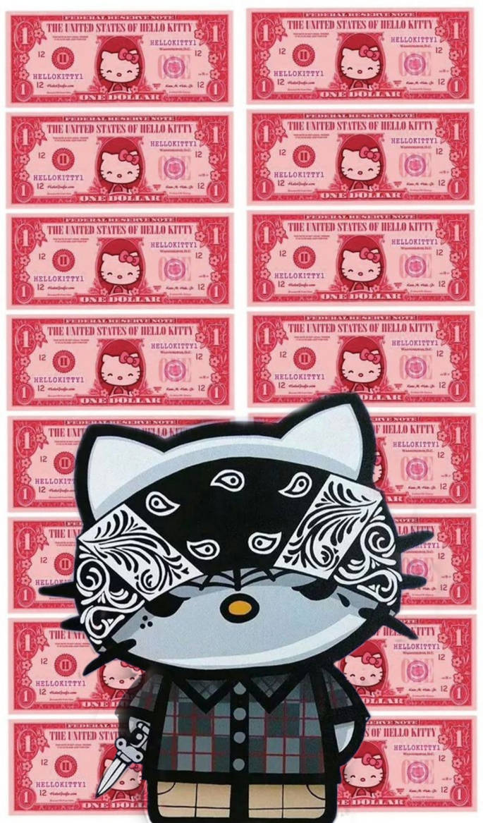 gangster hello kitty wallpaper by dawnofwintersaevis on DeviantArt