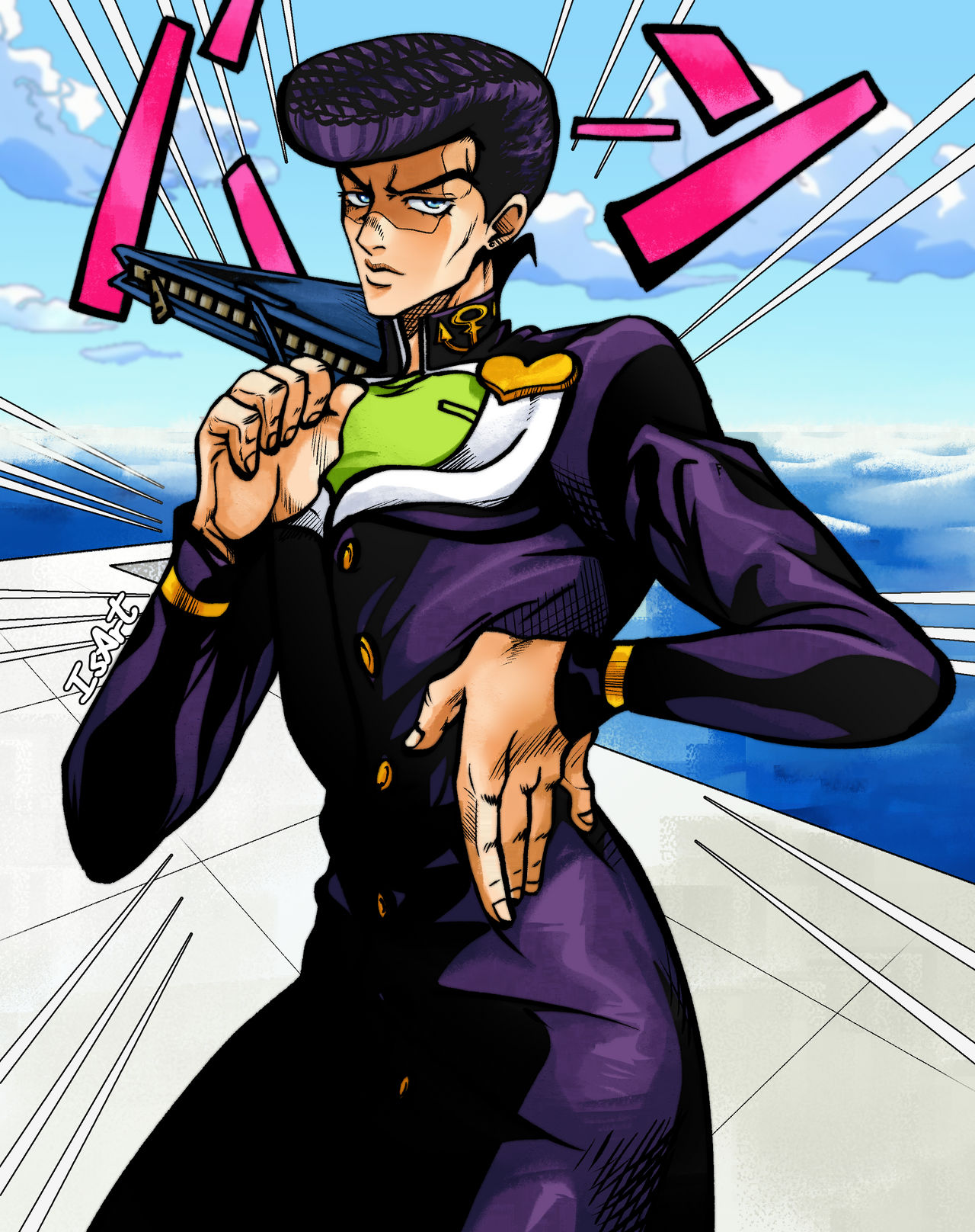 Josuke Higashikata by IsArtt on DeviantArt