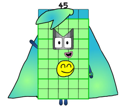 Numberblock 45 by fluffytown123456 on DeviantArt