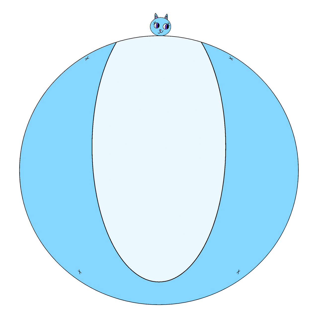 Massively Inflated Kelly the Cat by MaryBethEmberJoy49 on DeviantArt