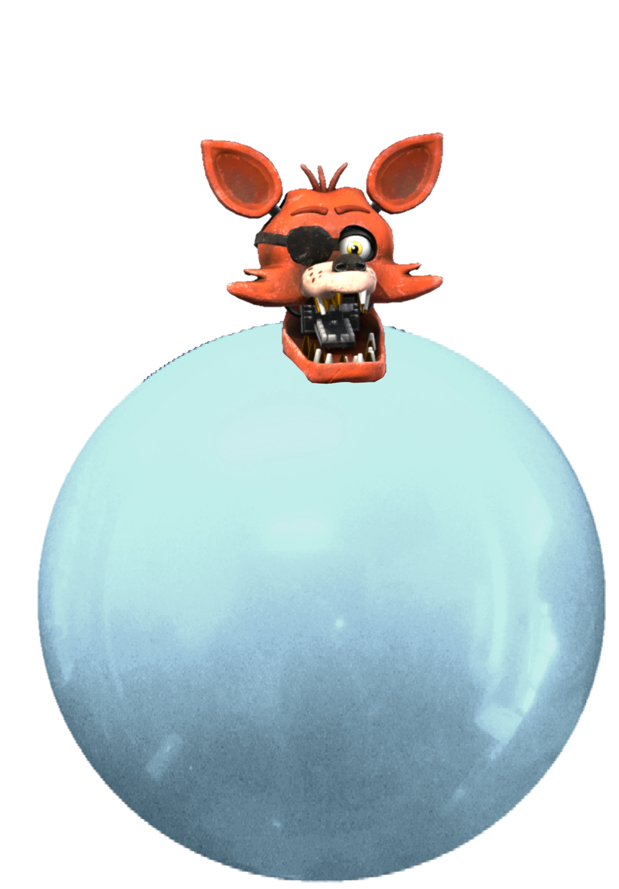 Foxy in a balloon by MaryBethEmberJoy49 on DeviantArt