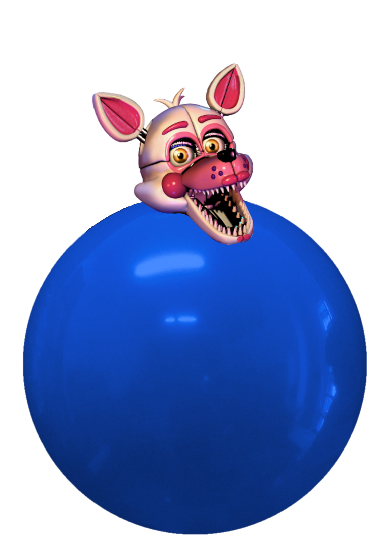 Funtime Foxy in a balloon (V2) by MaryBethEmberJoy49 on DeviantArt