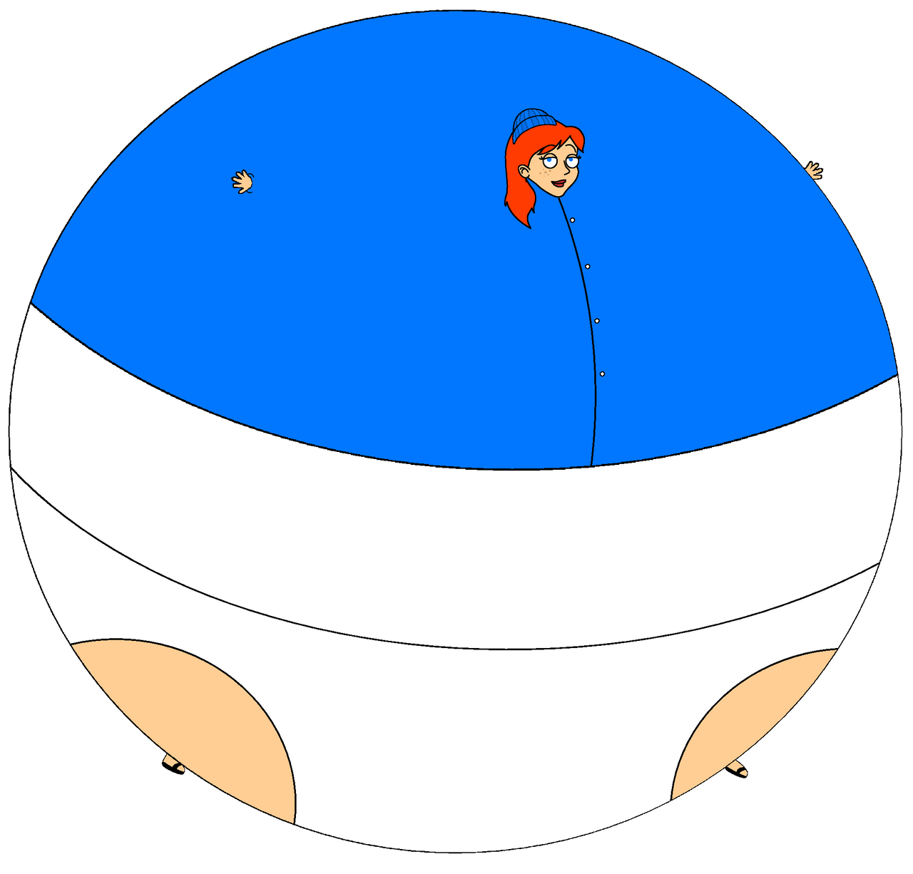 Spherically inflated GoAnimate Mary Beth by MaryBethEmberJoy49 on ...