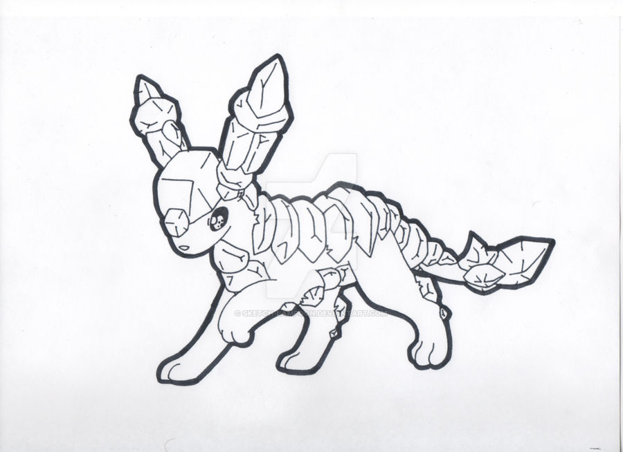 Rockeon - Rock Eevee by Sketch-Lampoon on DeviantArt