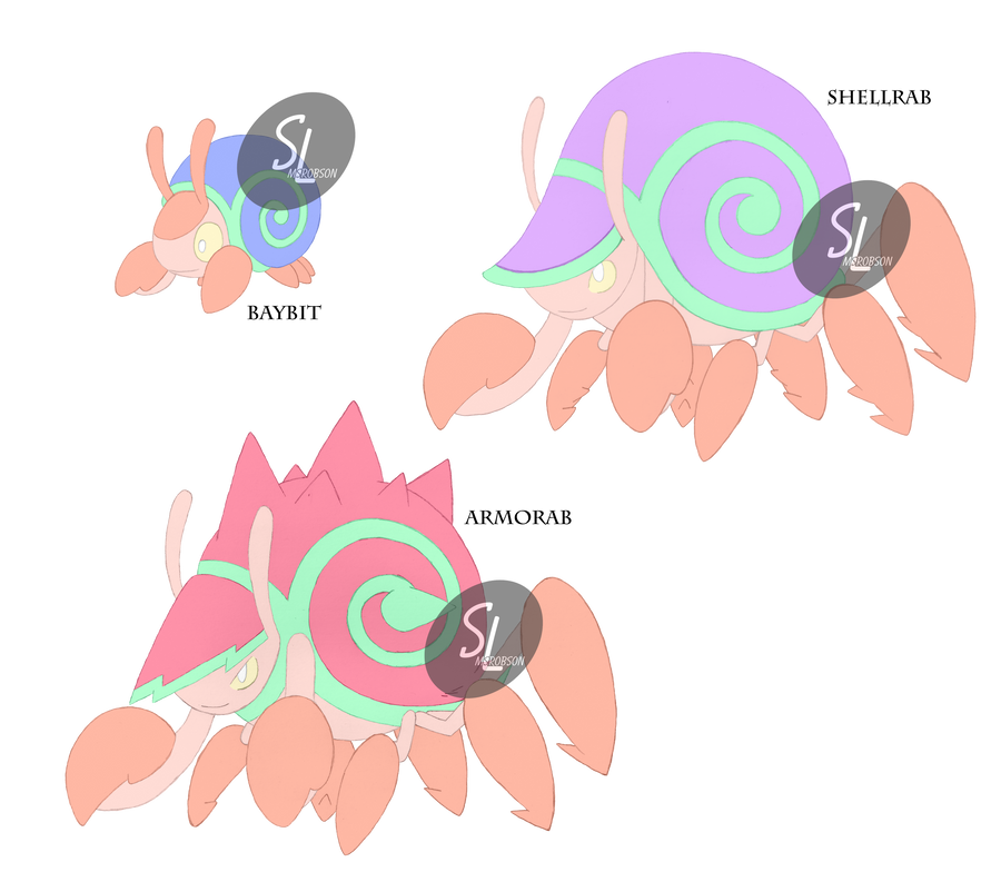Shelll Pokemon Shell Fish by Sketch-Lampoon on DeviantArt
