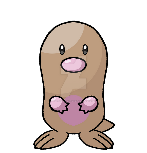 Diglett - Unearthed by Sketch-Lampoon on DeviantArt