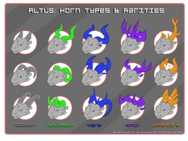 Altus: Horn Types and Rarities