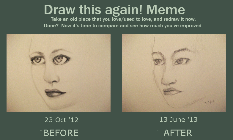 Drawing Without Reference Draw Again Meme: Drawing without reference by DinosaurWithAUkulele on ...