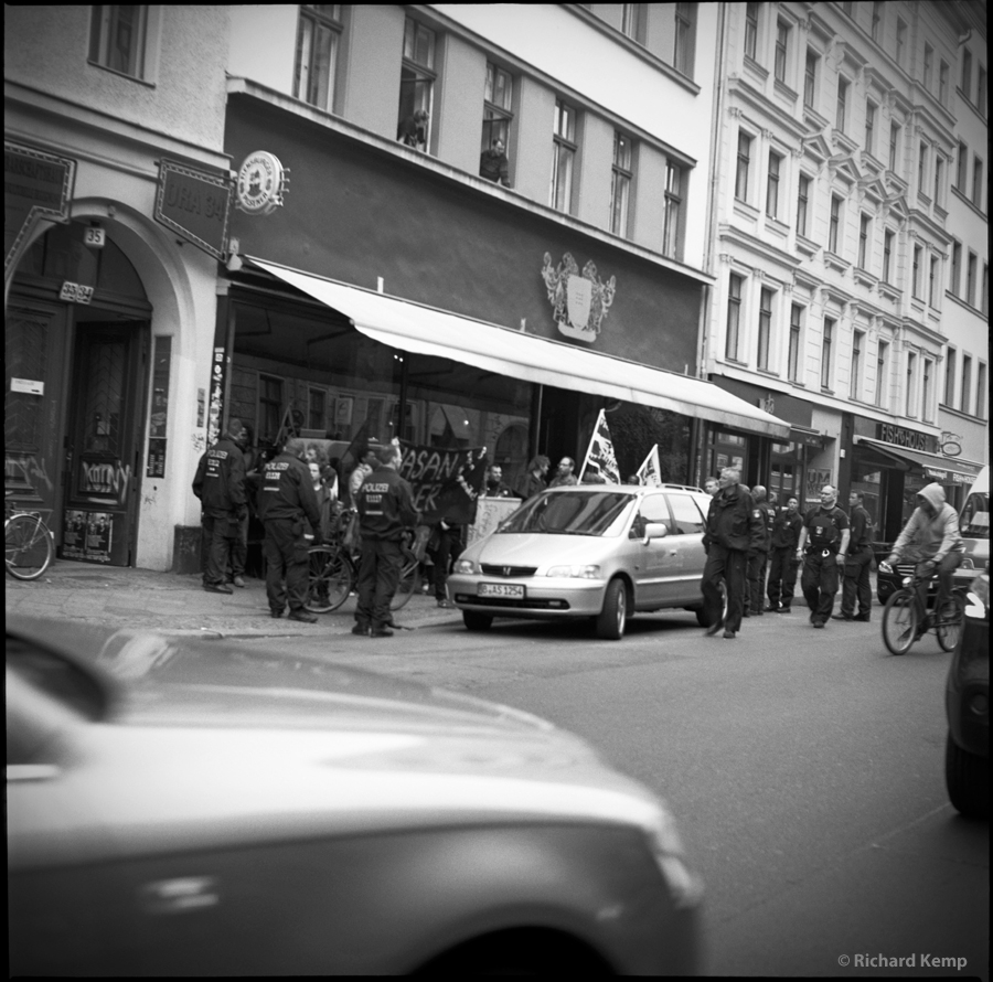 Demonstration, Kreuzberg, Berlin