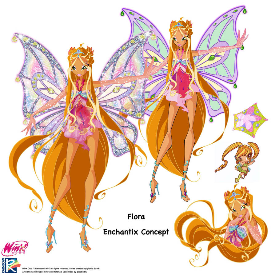 Winx Inchantix Winx Club Flora Enchantix Prototype Concept by dominowinx on DeviantArt