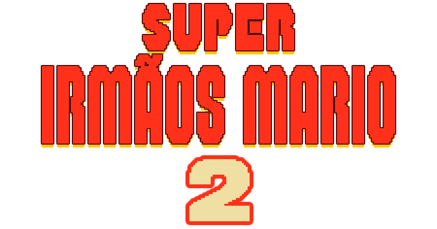 Super Mario Bros. PT-BR 16-bit Logo by BMatSantos on DeviantArt