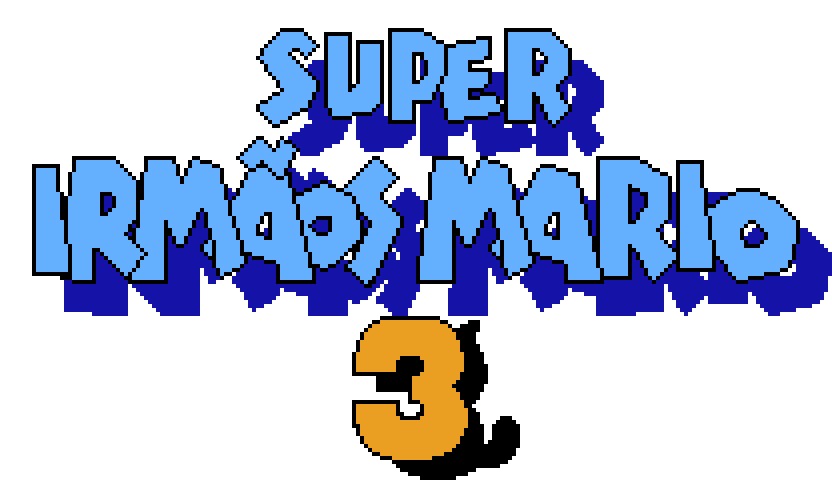 Super Mario Bros. 3 PT-BR 16-bit Logo by BMatSantos on DeviantArt