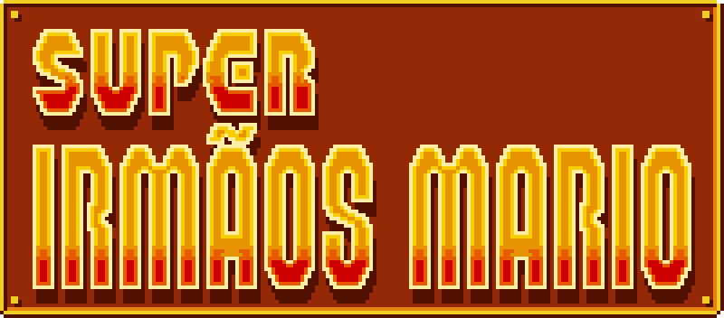 Super Mario Bros. PT-BR 16-bit Logo by BMatSantos on DeviantArt