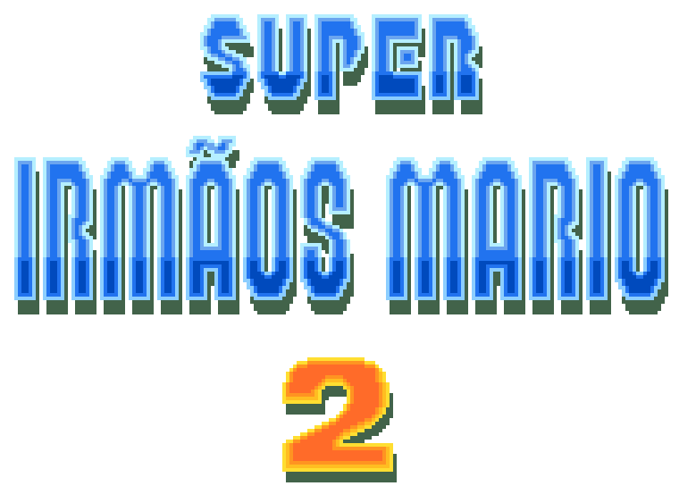 Super Mario Bros. 2 PT-BR 16-bit Logo by BMatSantos on DeviantArt
