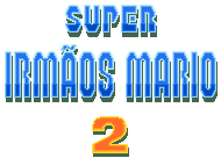 Super Mario Bros. PT-BR 16-bit Logo by BMatSantos on DeviantArt