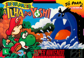 SMW2 Yoshi's Island PT-BR Boxart