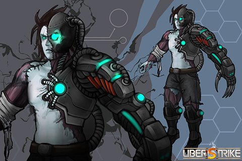The UberStrike Art Workshop (Cyber robot Zombie)